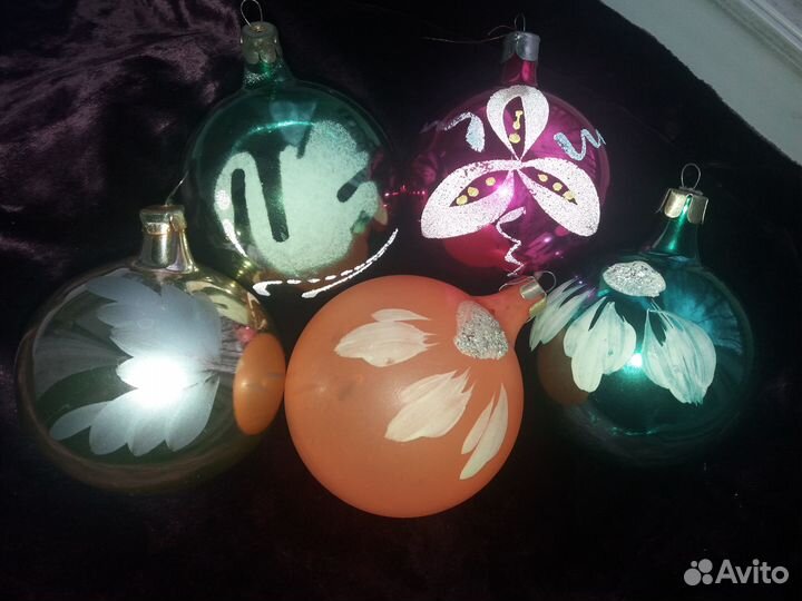 Елочные игрушки СССР одним лотом