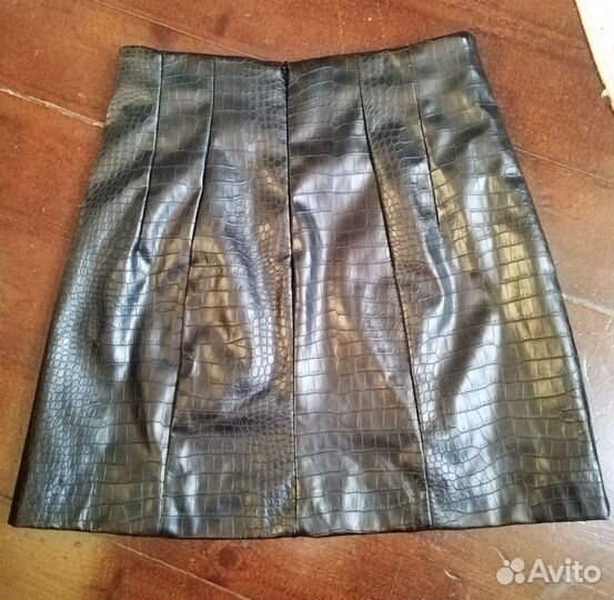 Кожаная юбка