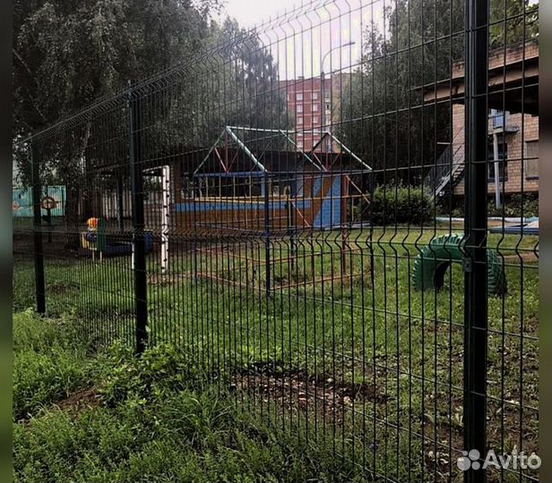 Забор из 3д сетки