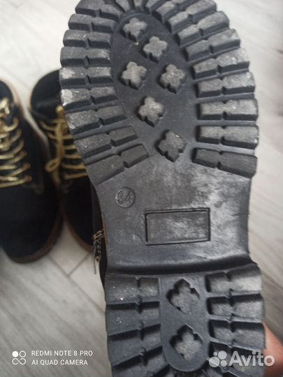 Ботинки зимние для девочки