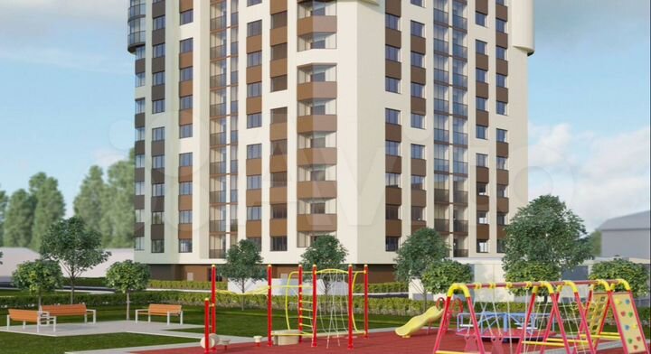 2-к. квартира, 72,3 м², 11/17 эт.