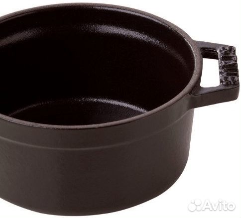 Жаровня Staub 24 см круглая черная