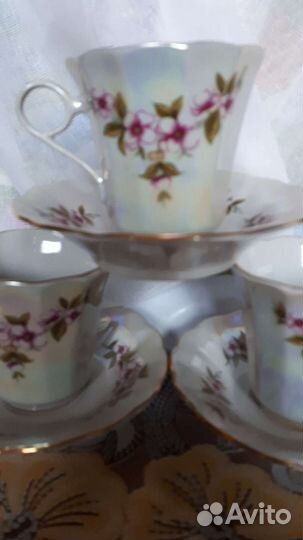 Фарфор из СССР кофейные пары Коростень