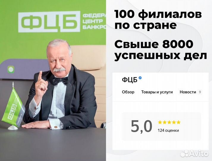 Банкротство физических лиц с гарантией, под ключ