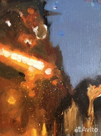 Картина маслом «Ноктюрн 002»