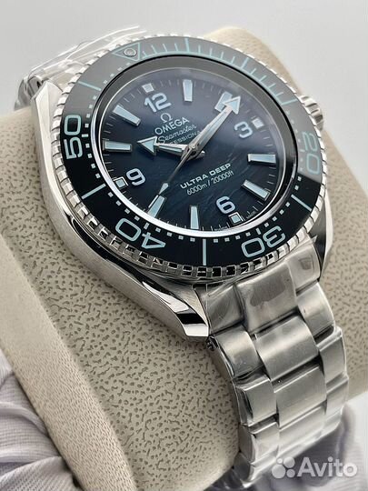 Часы omega seamaster 6000m ultra deep summer blue