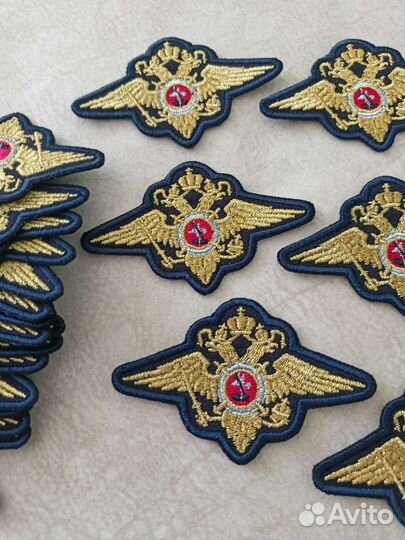 Нашивки шевроны орёл полиция