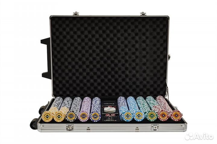 Набор для покера Crown на 1000 фишек 61835
