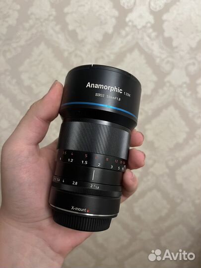 Объектив Sirui 50mm f1.8 anamorphic x mount