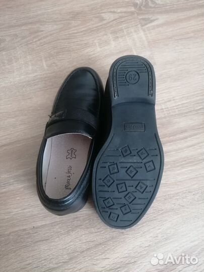 Туфли школьные для мальчика, размер 29, кожа, черн