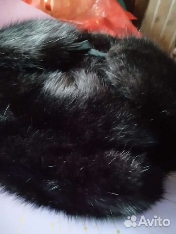 Норковая шапка мужская ушанка