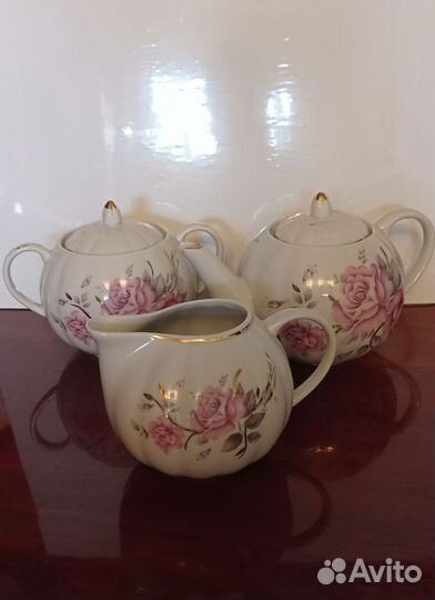Сервиз чайный Розы Дулево