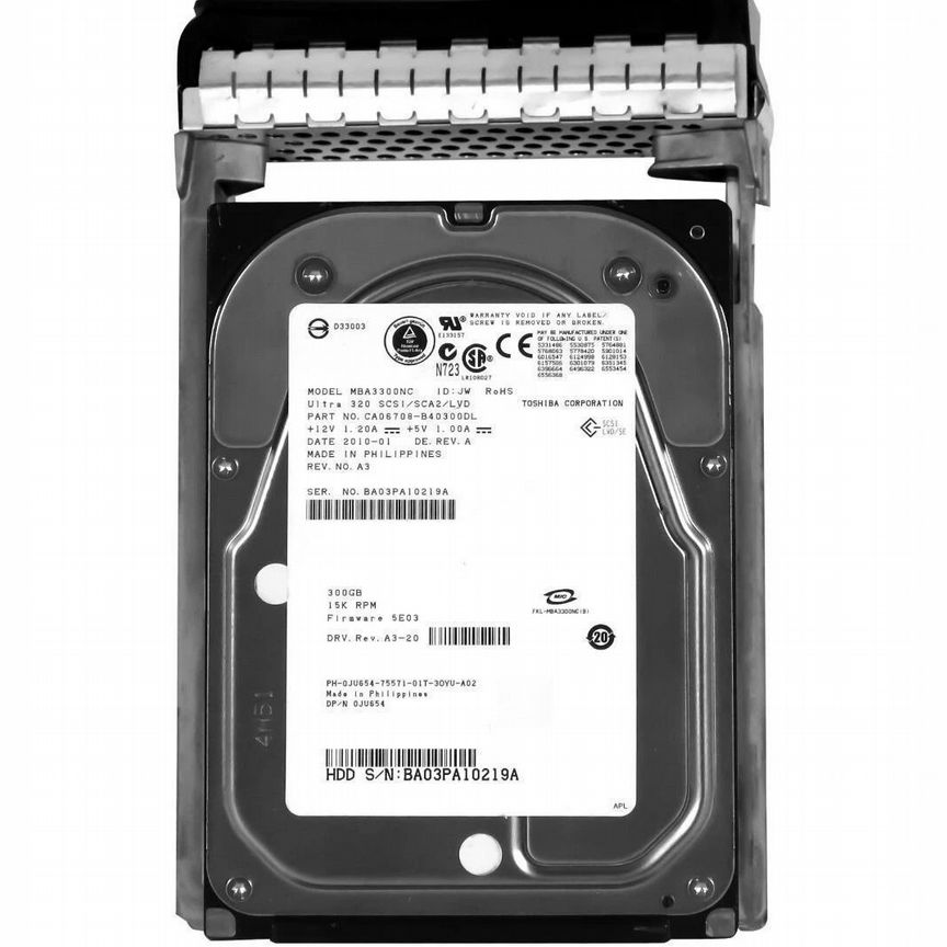 [JU654] Жесткий Диск Dell 300gb U320scsi 3.5" Hdd Ju654