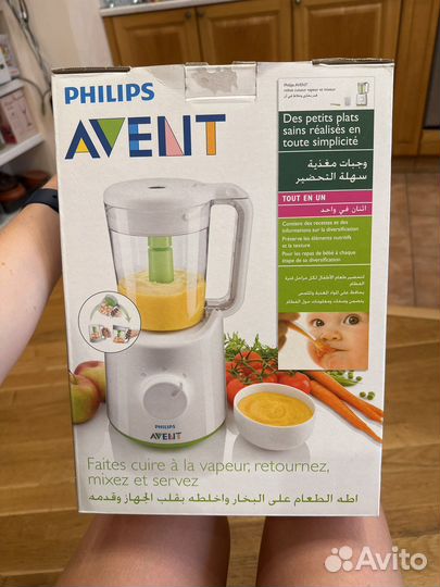Пароварка блендер philips avent 2 в 1