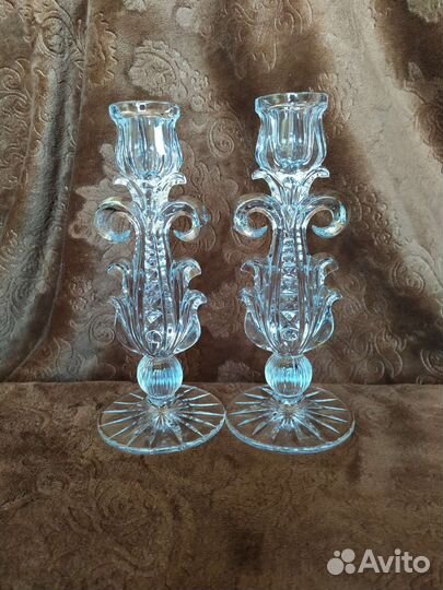 Подсвечник хрустальный СССР