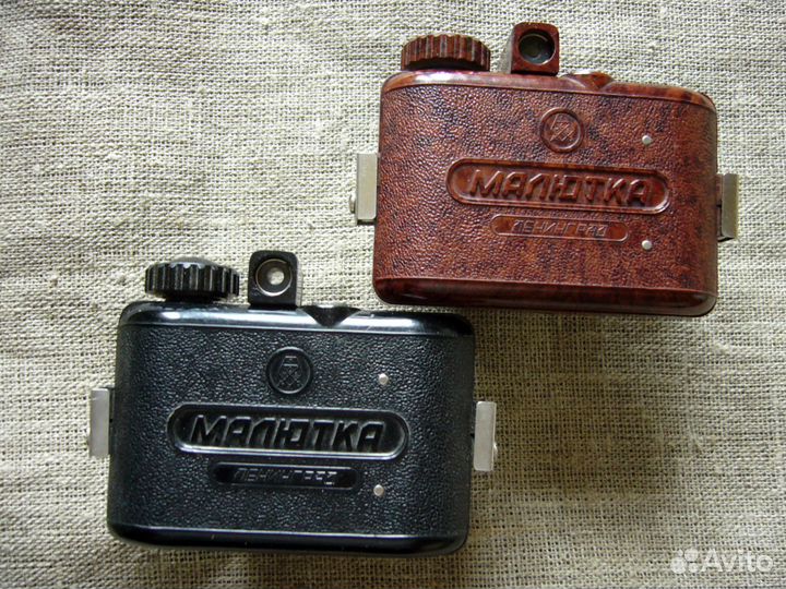 Редкие компактные фотоаппараты Малютка и Школьник