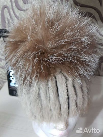 Шапка зимняя меховая женская