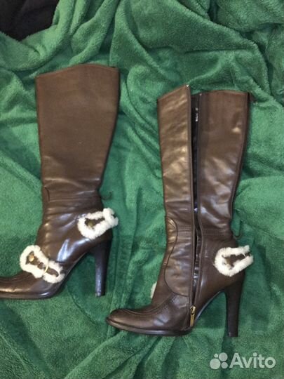 Б/У Сапоги осень/зима женские размер 38