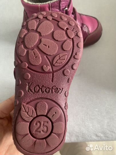 Ботинки для девочки 25 размер