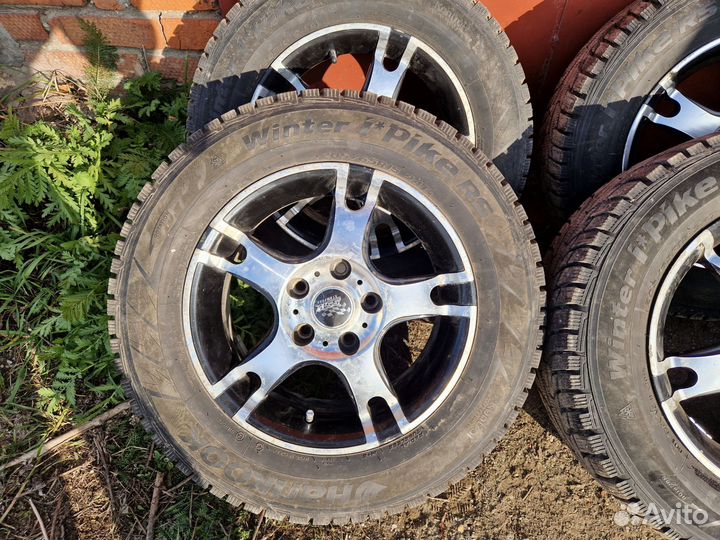 Колеса 205/65R15 на зимней резине Hankook