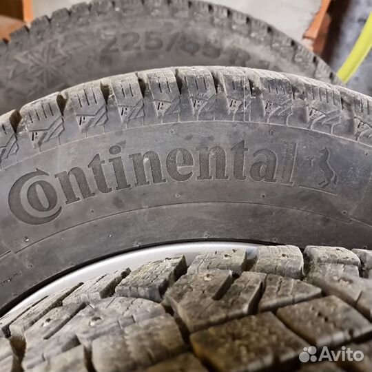 Колёса зимние r17 continental на rav 4