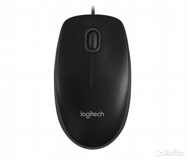 Мышь проводная Logitech b100