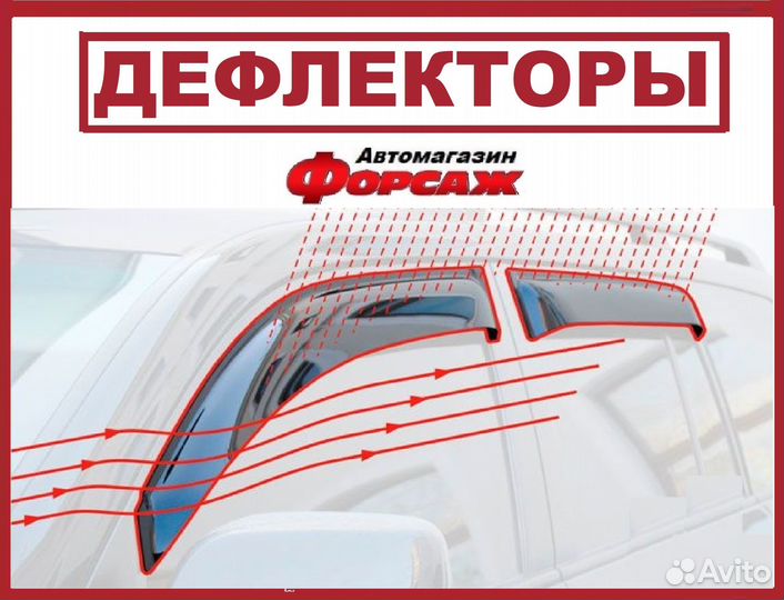 Дефлекторы окон на mark II 100 1996-2000 г.в