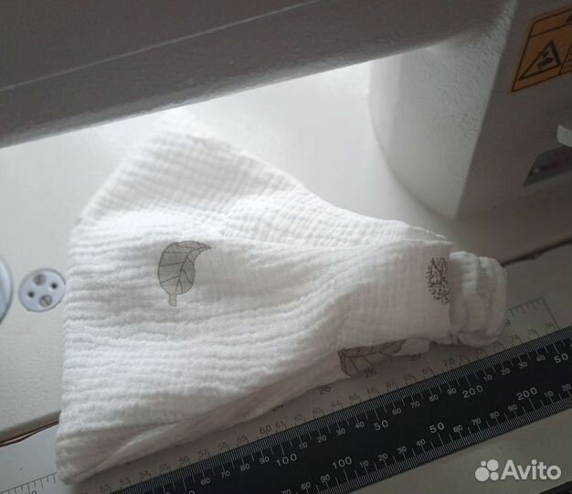 Косынка из муслина на резиночке для девочки