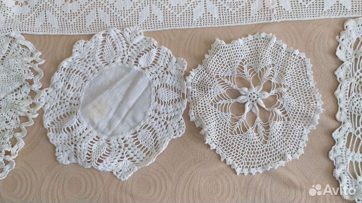 Салфетки, вязанные крючком