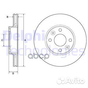 BG3762 диск тормозной передний Nissan Micra 1