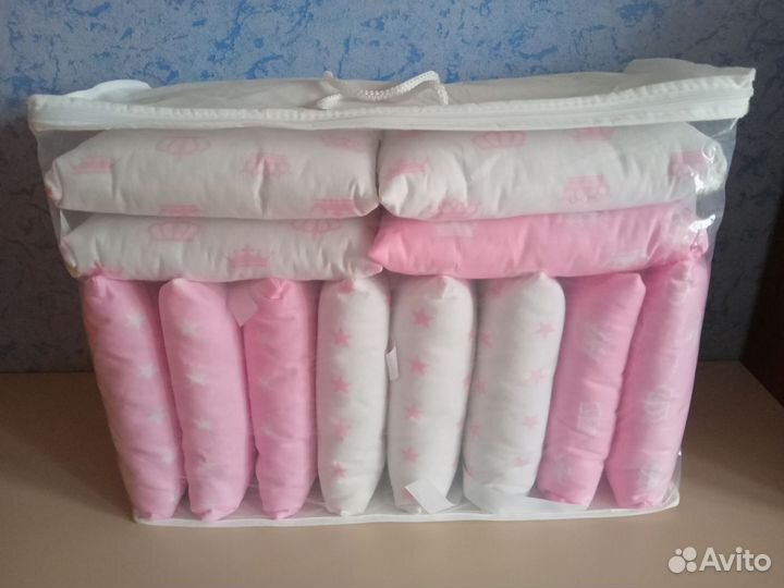 Новые бортики-подушки в кроватку
