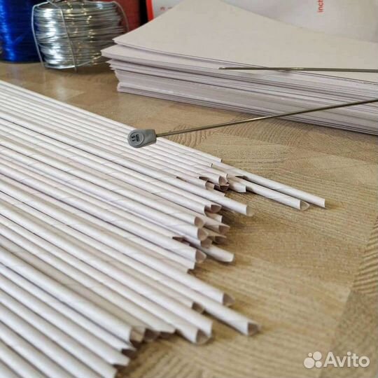 Бумажные трубочки (лоза) для плетения