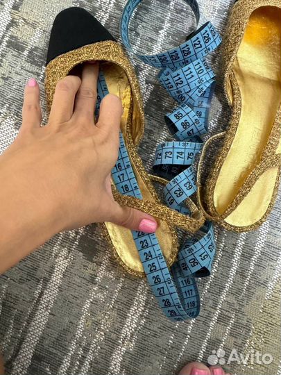 Туфли слингбэки chanel оригинал 39