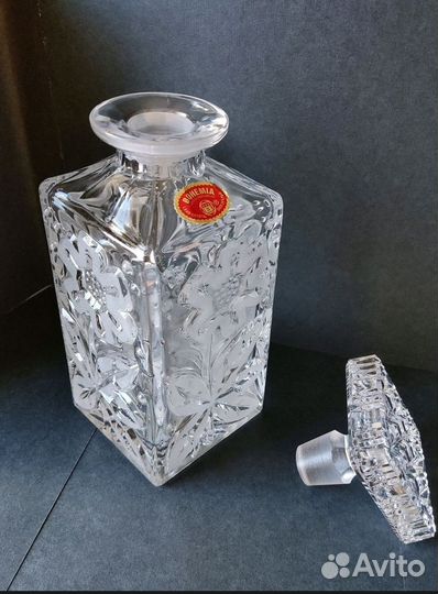 Штоф хрустальный богемия