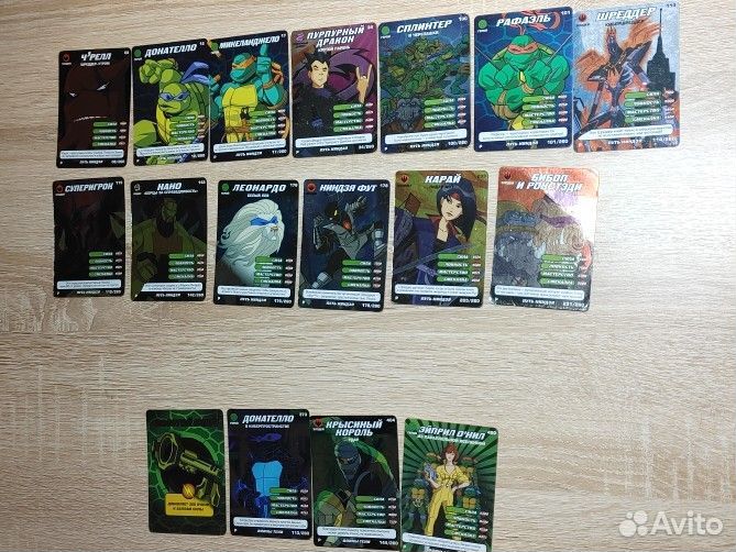 Карточки Черепашки Ниндзя/Человек Паук