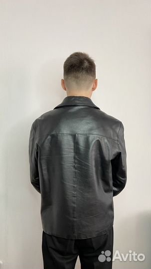 Кожаный пиджак мужской 44 - 46 размера