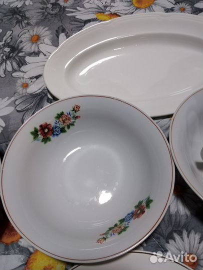 Тарелки и чашки из СССР