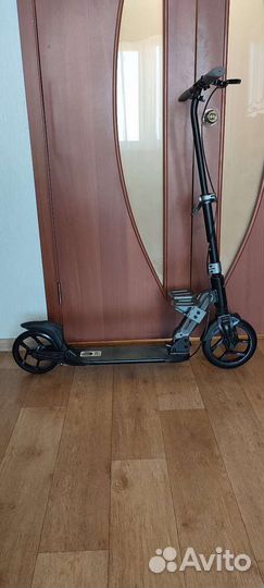 Самокат взрослый с подставкой для детей