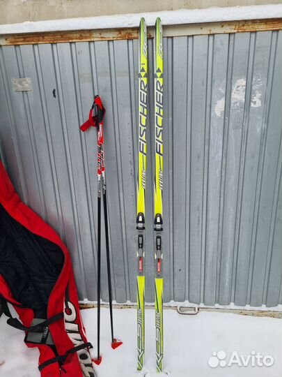 Лыжи беговые fisher skating cold