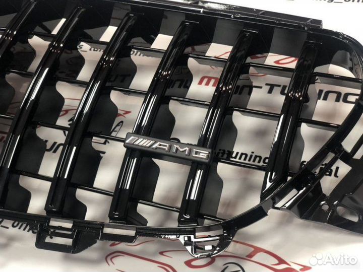 Решетка Mercedes e-class 213 GT 63 AMG black+AMG
