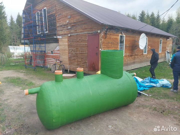 Септик канализация самоточный