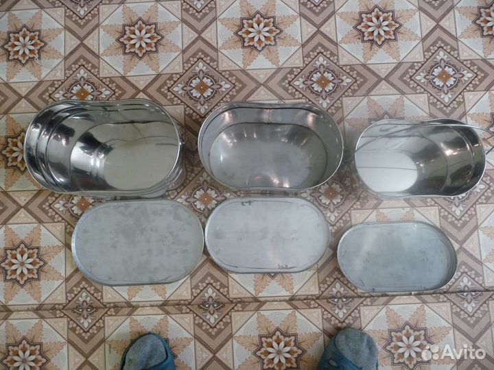 Набор котелков из нержавейки 4л-5л -7л