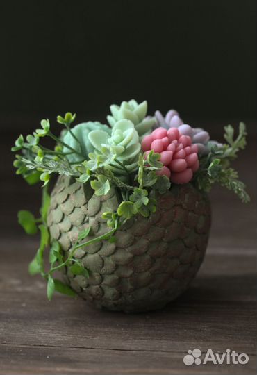 Кашпо, подсвечник яйцо Дракона