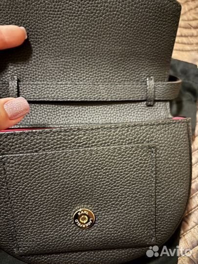 Кожаная сумка Karl Lagerfeld