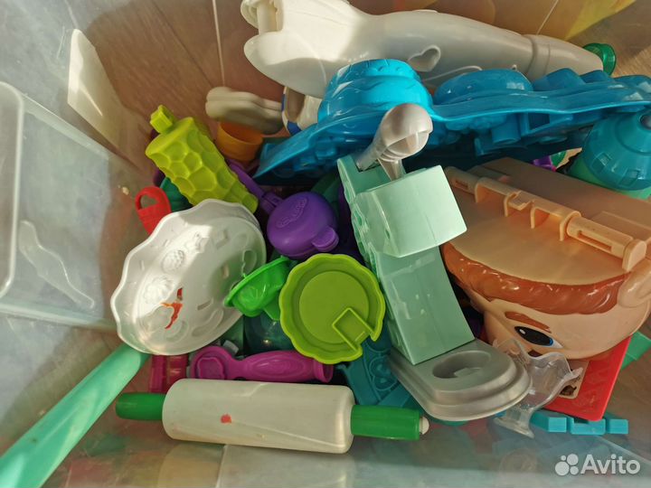 Play-doh ящик из разных наборов