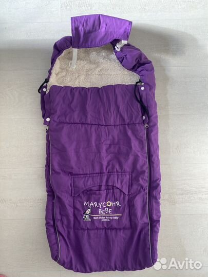 Зимний конверт в коляску