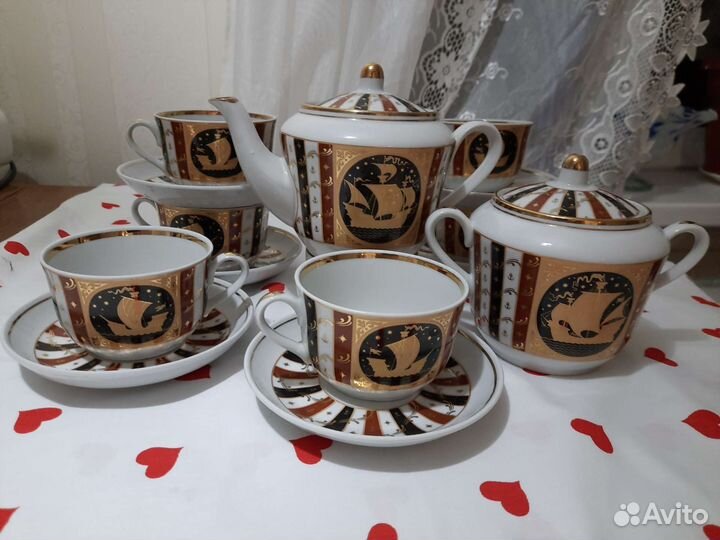 Чайный сервиз Каравелла редкий
