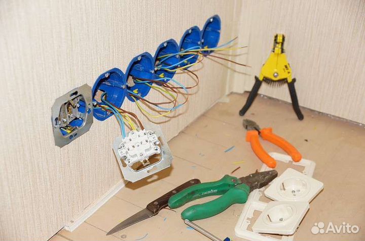 Электромонтажные работы услуги электрика