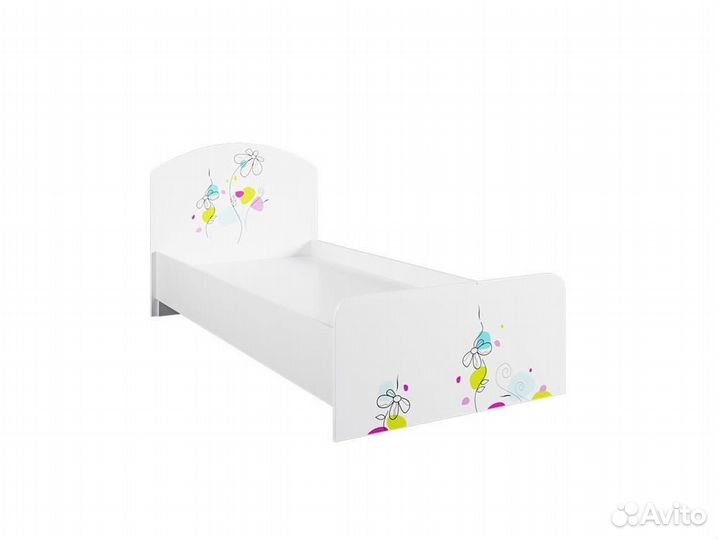 Детская кровать «Радуга» крд 900.1 дсв