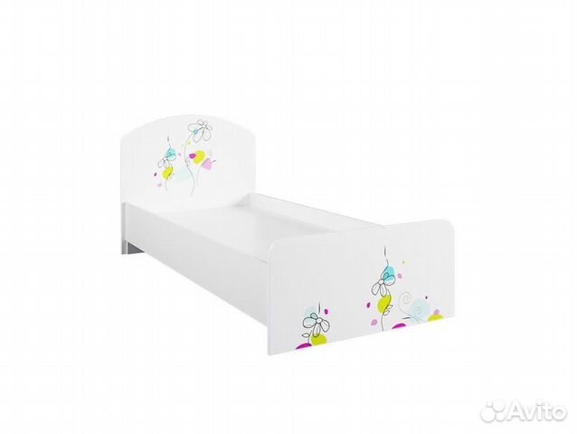 Детская кровать «Радуга» крд 900.1 дсв